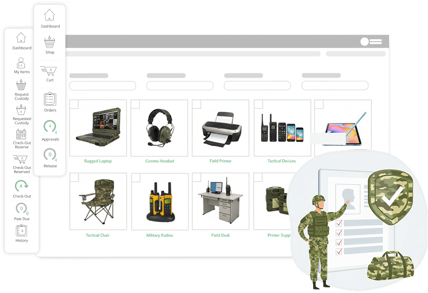 Government Inventory Management System - BarCloud Dashboard