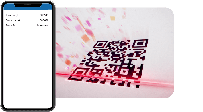 scan view QR code data with your mobile devices